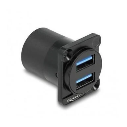 DeLOCK 87813 D-Type Module USB 3.2 Gen 1 Type-A 2 x female to 2 x female Fiche technique | Fixfr