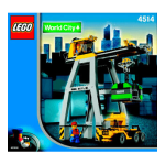 Lego 4514 Cargo Crane Manuel utilisateur