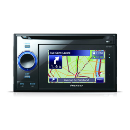 Pioneer AVIC F310 BT Manuel utilisateur | Fixfr