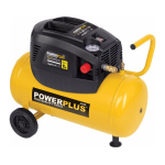 Powerplus POWX1725 COMPRESSOR 1100W 24L OIL FREE Manuel du propri&eacute;taire