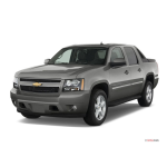 Chevrolet Avalanche 2009 Mode d'emploi