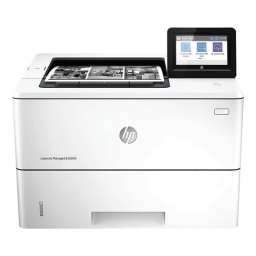 HP LaserJet Managed E50045 series Manuel utilisateur | Fixfr