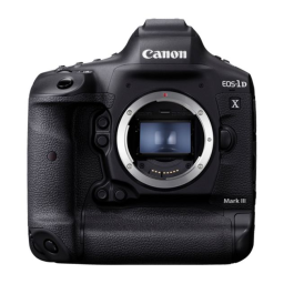 Canon EOS 1D Mark III Mode d'emploi | Fixfr