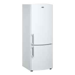 Whirlpool WBE2612 A+W Fridge/freezer combination Manuel utilisateur | Fixfr