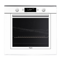 Whirlpool AKZM 807/NB Oven Manuel utilisateur | Fixfr