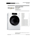 Whirlpool HSCX 80541 Manuel utilisateur