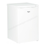 Whirlpool WVT5532 W Freezer Manuel utilisateur