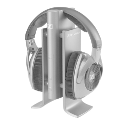 Sennheiser RS 180 : Notice d'emploi + AI Chat & PDF | Fixfr
