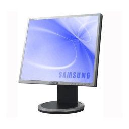 Samsung SYNCMASTER 740B Manuel utilisateur | Fixfr