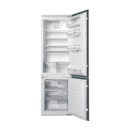 Smeg CR325P Fridge/freezer combination Manuel utilisateur | Fixfr