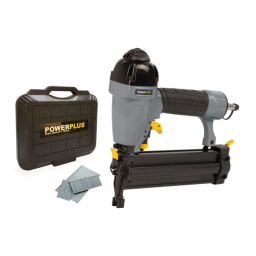 Powerplus POWAIR0312 STAPLER/NAILER 51L/MIN Manuel du propriétaire | Fixfr