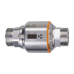 IFM SDG207 Compressed air meter Mode d'emploi | Fixfr