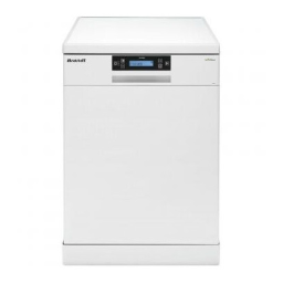 Brandt DFH14104W Free-standing dishwasher Manuel utilisateur | Fixfr