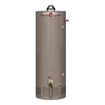 Rheem PRO+G50-47P RH62 PDV Residential Gas Water Heater sp&eacute;cification
