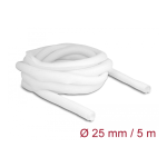 DeLOCK 20811 Braided Sleeve self-closing 5 m x 25 mm white Fiche technique