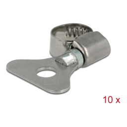 DeLOCK 19570 Butterfly Hose Clamp 8 - 12 mm 10 pieces metal Fiche technique | Fixfr