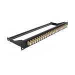 DeLOCK 43388 19&Prime; Fibre Patch Panel 24 port LC Duplex beige Fiche technique