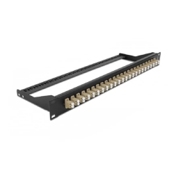 DeLOCK 43388 19″ Fibre Patch Panel 24 port LC Duplex beige Fiche technique | Fixfr