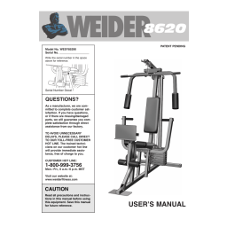 Weider WESY8715 8515 SYSTEM Manuel utilisateur | Fixfr