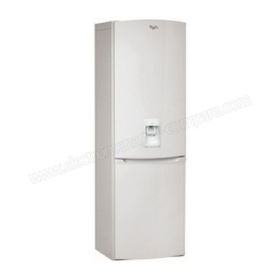 Whirlpool WBE3411 A+W AQUA Fridge/freezer combination Manuel utilisateur | Fixfr