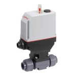 Gemu R629 eSyLite Motorized diaphragm valve Fiche technique