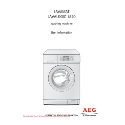 Aeg-Electrolux LAVALOGIC1820 Manuel utilisateur | Fixfr