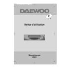 Daewoo VQ251 Manuel utilisateur