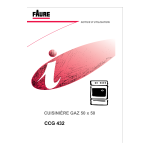 Faure CCG425C1 Manuel utilisateur