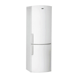 Whirlpool WBC3735 A++W Fridge/freezer combination Manuel utilisateur | Fixfr