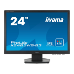 iiyama PROLITE X2485WS Manuel utilisateur