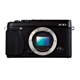 Fujifilm X-E1 Manuel utilisateur | Fixfr