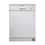 Bauknecht GSF 1471 WS Dishwasher Manuel utilisateur