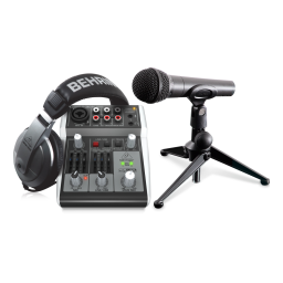 Guide de démarrage rapide BEHRINGER Podcast + IA Chat | Fixfr