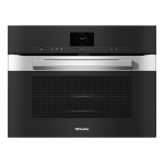 Miele H 7640 BM Four compact combin&eacute; micro-ondes dans un design facile &agrave; combiner Manuel utilisateur