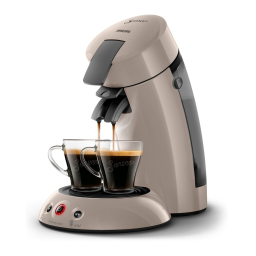 SENSEO® HD7803/01 SENSEO® Original Machine à café à dosettes Manuel utilisateur | Fixfr