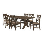 Whalen 730413 / CSC7PD-1 7-Piece Dining Set  Manuel utilisateur