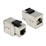 DeLOCK 86166 Keystone Module RJ45 jack &gt; RJ45 jack Cat.6A Fiche technique