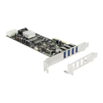 DeLOCK 89365 PCI Express x4 Card &gt; 4 x external USB 3.0 Quad Channel Fiche technique