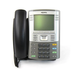 Nortel IP Phone 1140E Manuel utilisateur | Fixfr