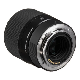 Sigma 30mm F1.4 DC Contemporary Canon EF-M Objectif pour Hybride Manuel du propriétaire | Fixfr