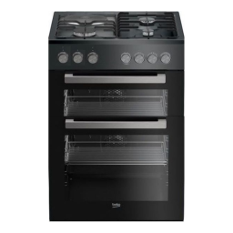 Beko FDE93110DA Cuisinière mixte Manuel utilisateur | Fixfr