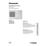 Panasonic WH-ADC0509L3E5B : Mode d'emploi + IA