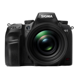 Sigma SD1 Merrill Manuel utilisateur | Fixfr