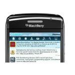 Blackberry TWITTER FOR BLACKBERRY SMARTPHONES Manuel utilisateur