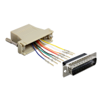 DeLOCK 66770 Adapter D-Sub 9 pin female to RJ11/RJ14 6P/4C female Assembly Kit Fiche technique