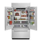 KitchenAid KRCB 6066 Fridge/freezer combination Manuel utilisateur