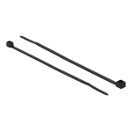 DeLOCK 19186 Cable tie cold resistant L 100 x W 2.5 mm black 100 pieces  Fiche technique