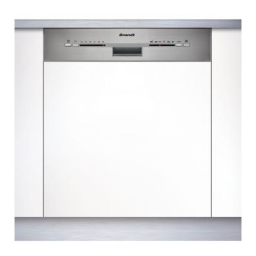 Brandt VH1472X Built-in dishwasher Manuel utilisateur | Fixfr