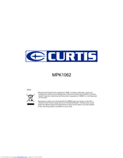 Curtis MPK 1062 Manuel utilisateur | Fixfr