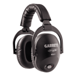 GARRETT MS-3 Heaphones Manuel utilisateur